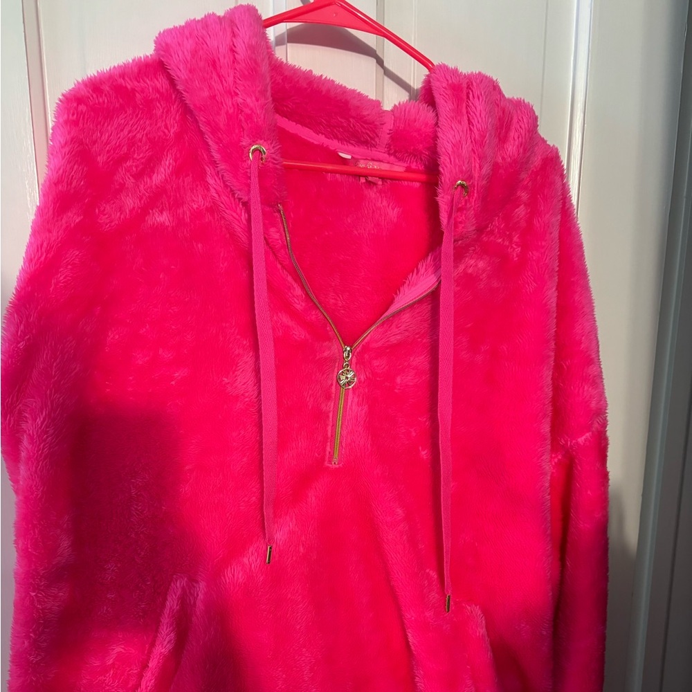 Lilly Pulitzer Suri Sherpa hoodie - Picture 2 of 3